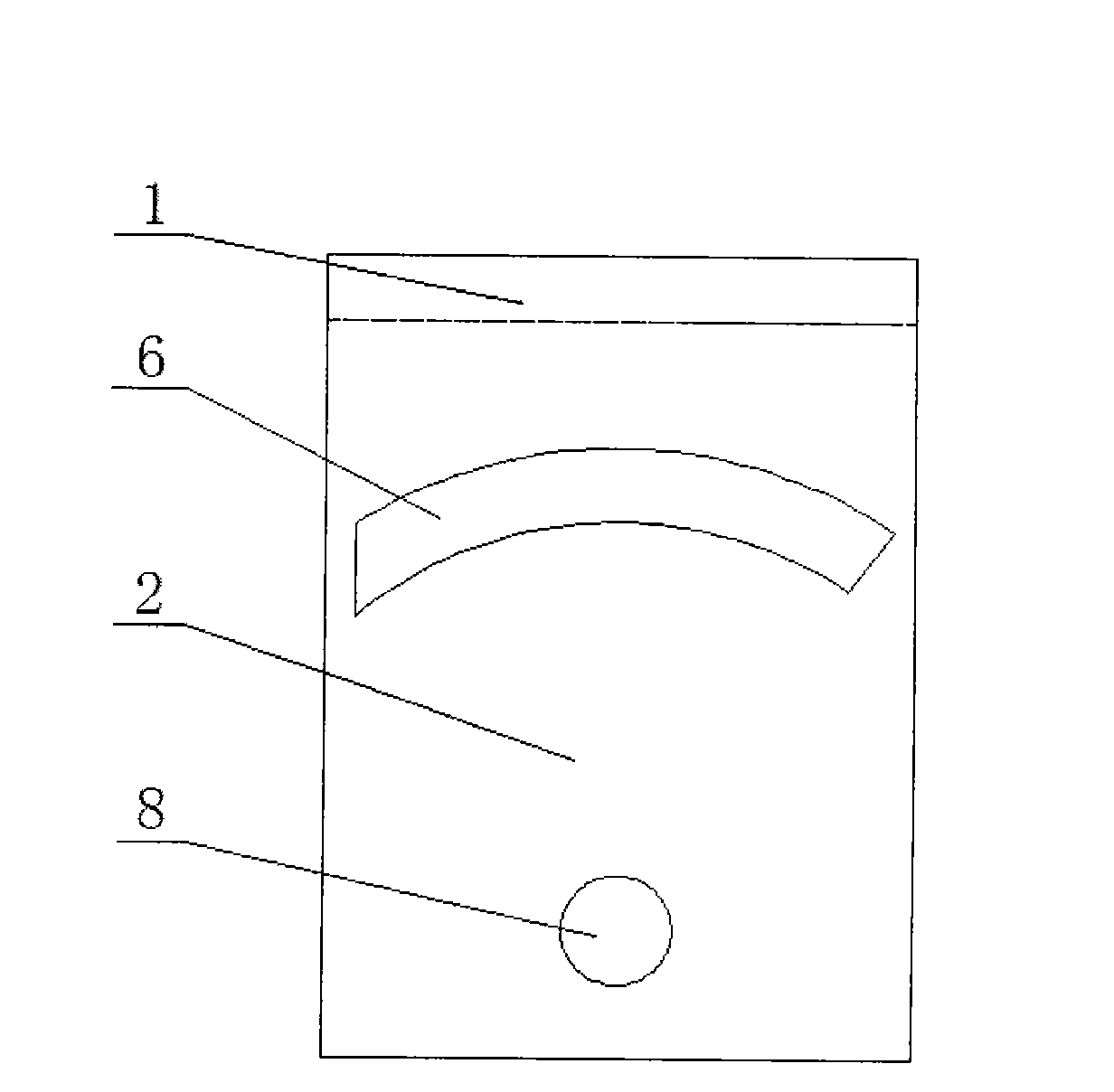 Rotary open type double layer packing box