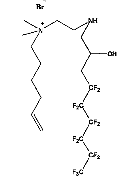 Method for preparing fluorocarbon-modified polyacrylamide by using soap-free emulsion method