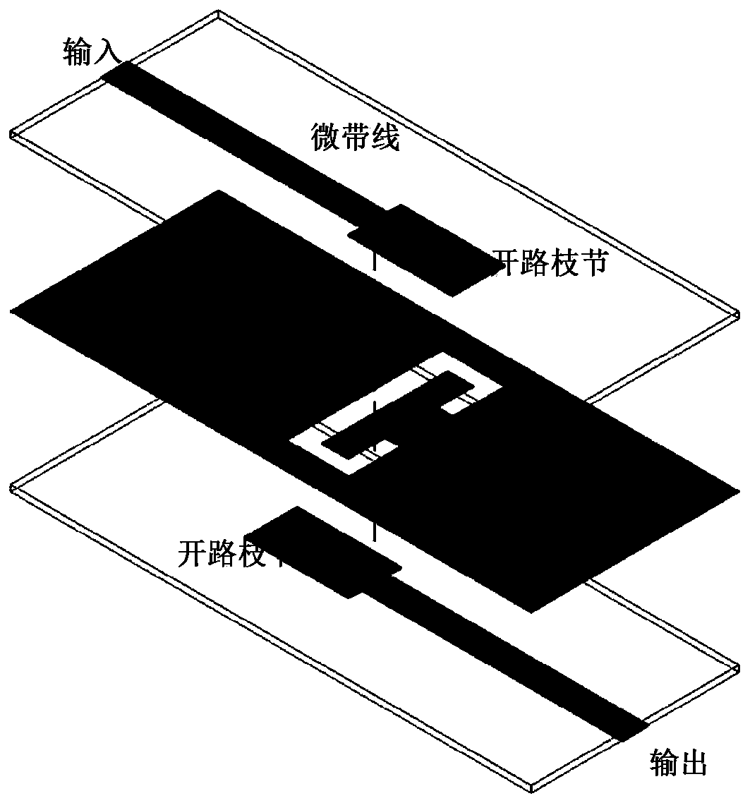 A millimeter-wave bandpass filter with ultra-wide stopband