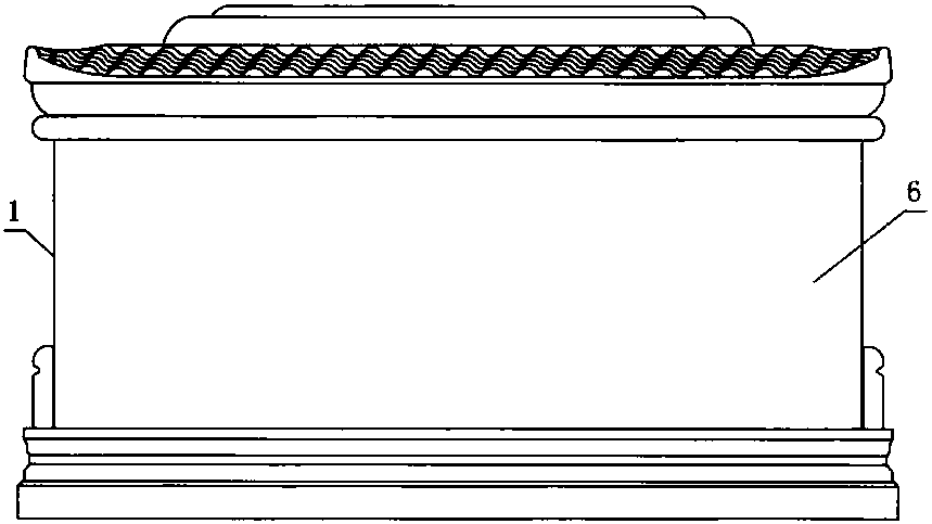 Lock control type double-layer vacuum cinerary casket