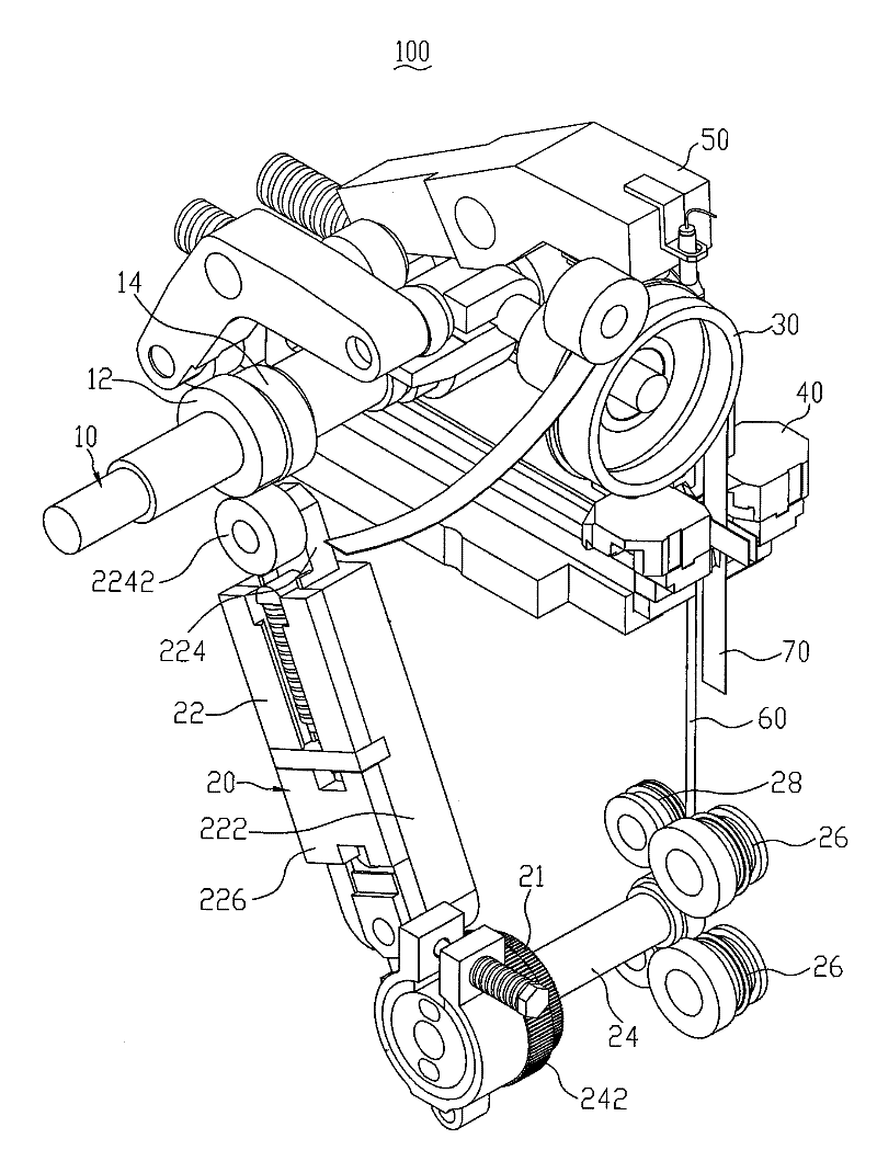Zipper wire conveying mechanism and zipper tooth planting machine using same