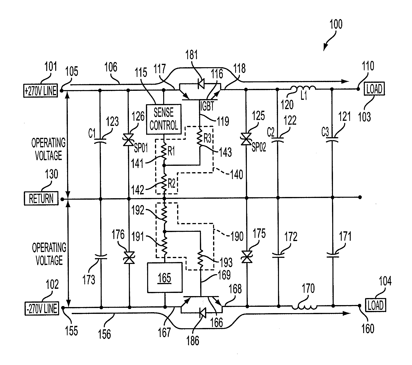 Transient control technology circuit