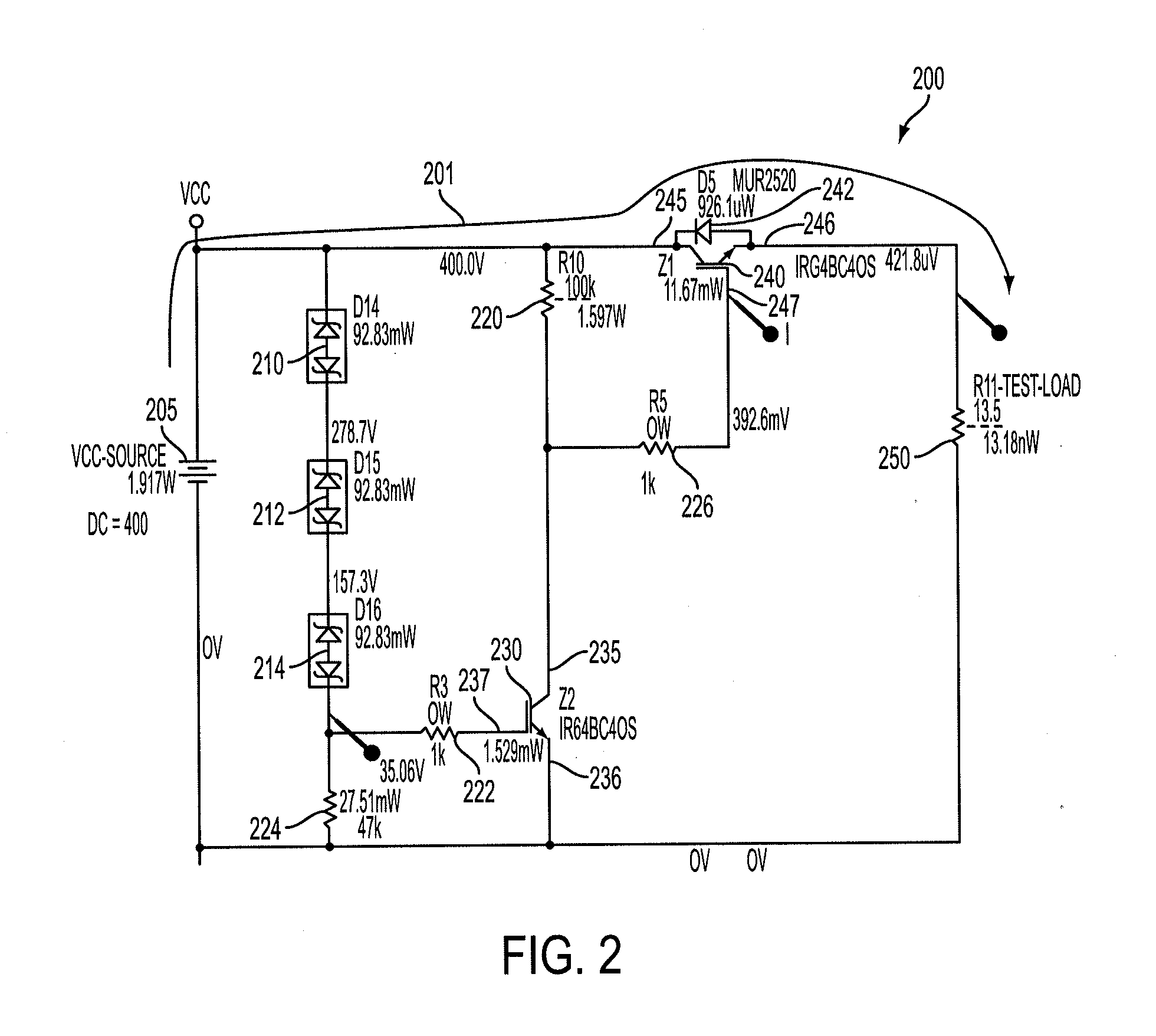 Transient control technology circuit