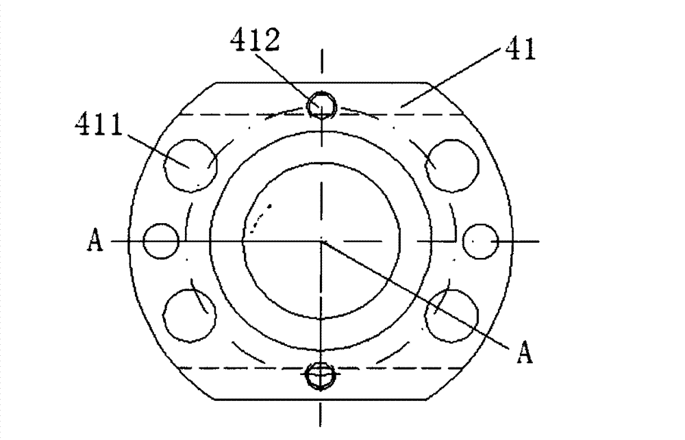 Pressure head of valve oil seal