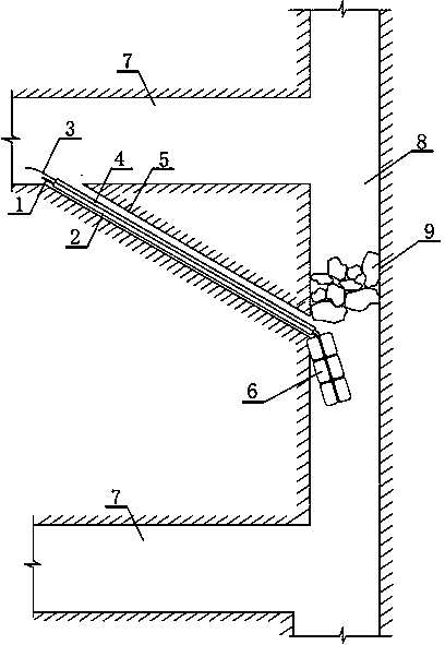 Method for effectively removing ore-pass blockage and blockage removal device