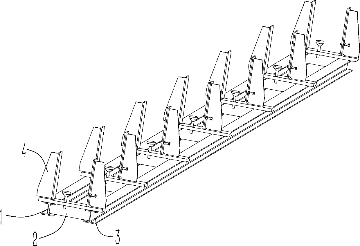Large I-shaped beam welding platform and welding method