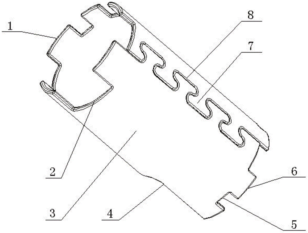 Part fixing device of solenoid valve of automobile electronic control system actuator