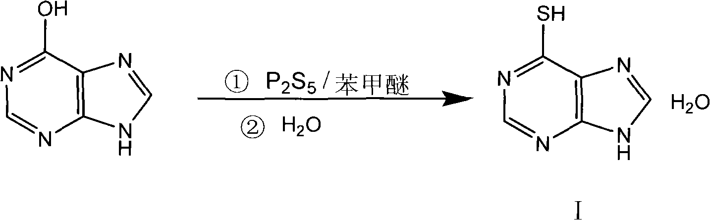 Method for industrially preparing 6-purinethol