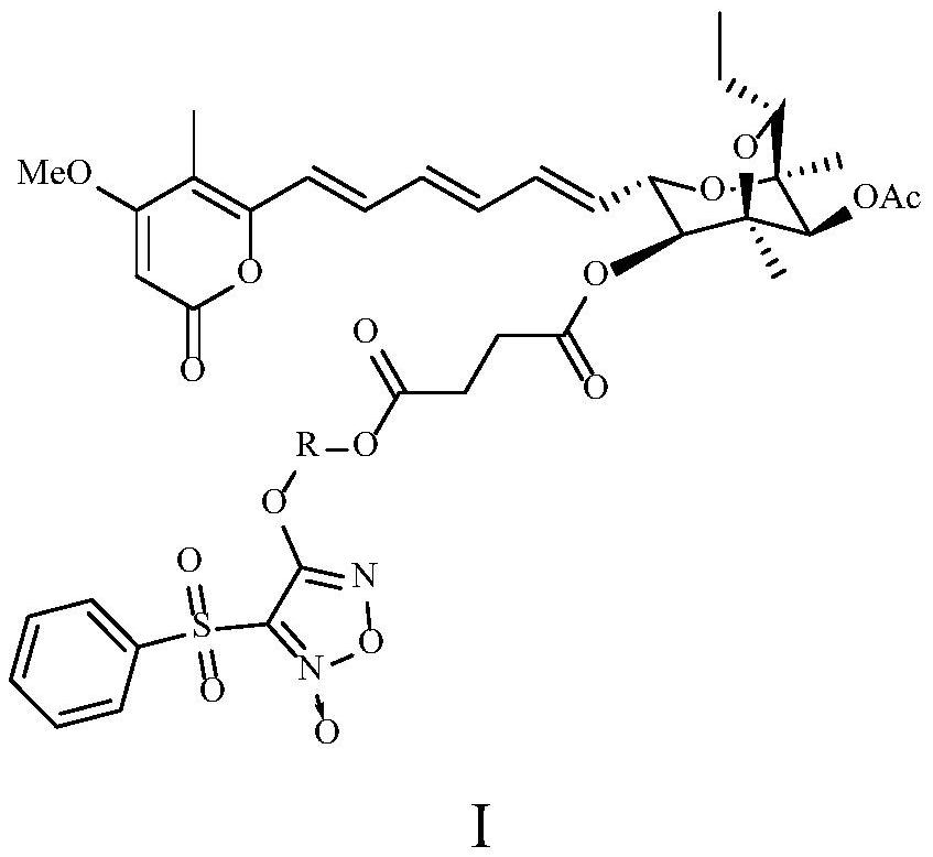 Aurovertin B derivative and its preparation method and application