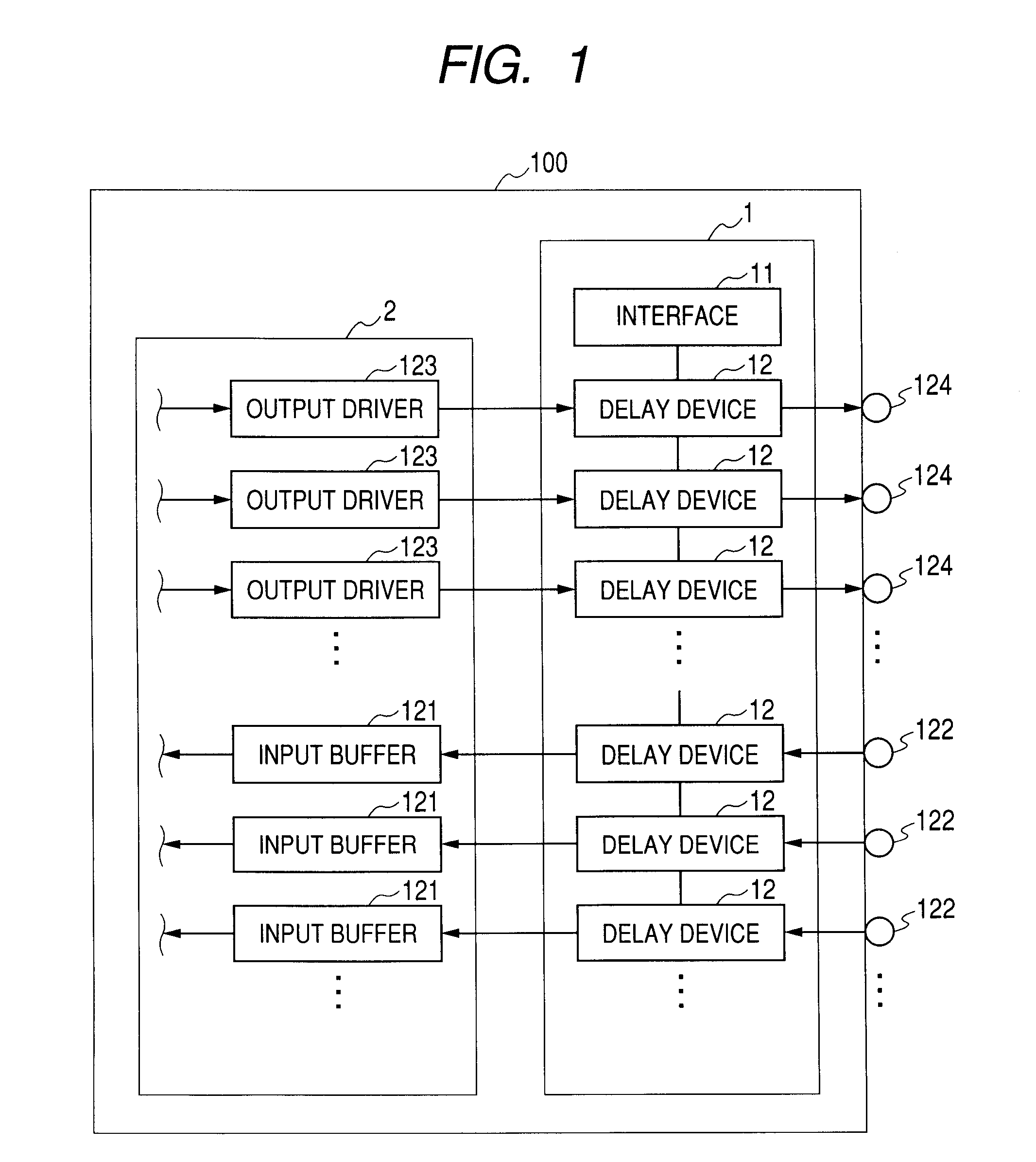 Delay circuit and delay time adjustment method