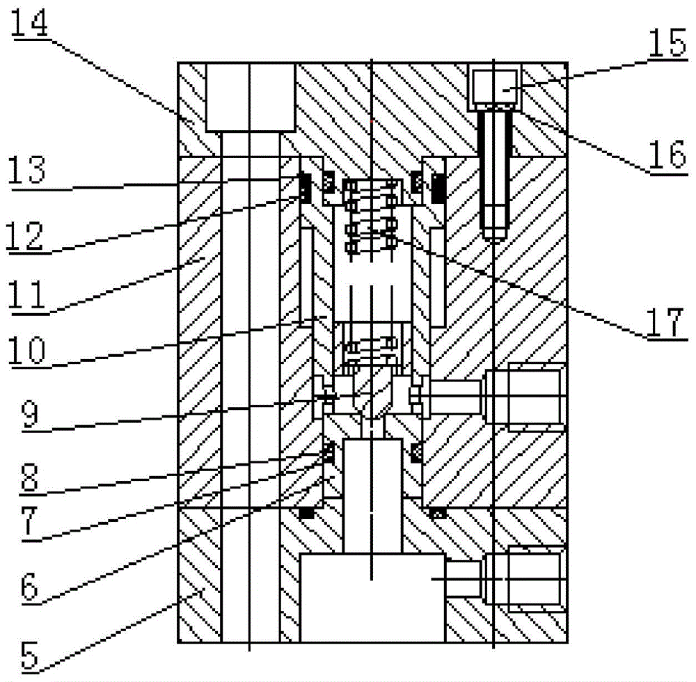 Hydraulic driven hydraulic test high pressure relief valve