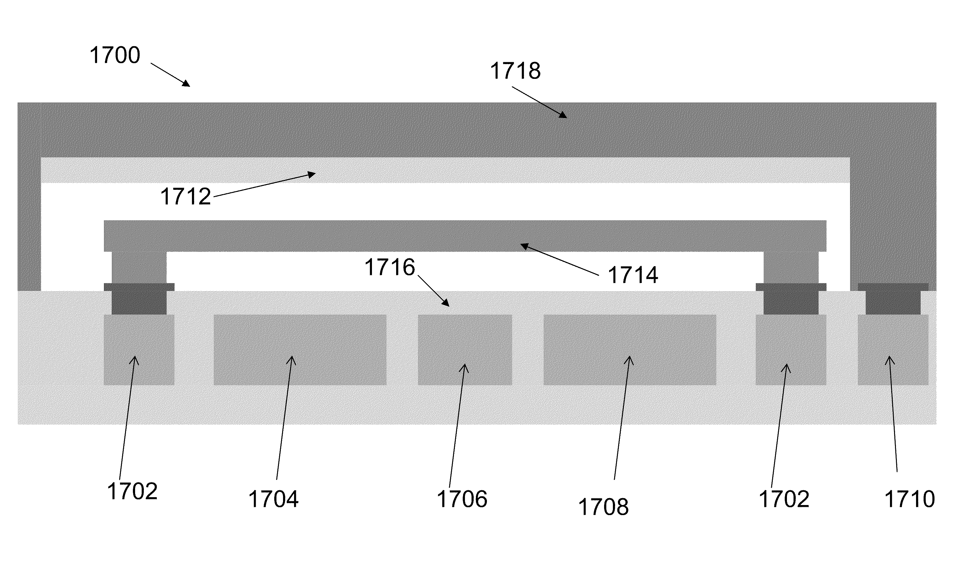 Device containing plurality of smaller MEMS devices in place of a larger MEMS device