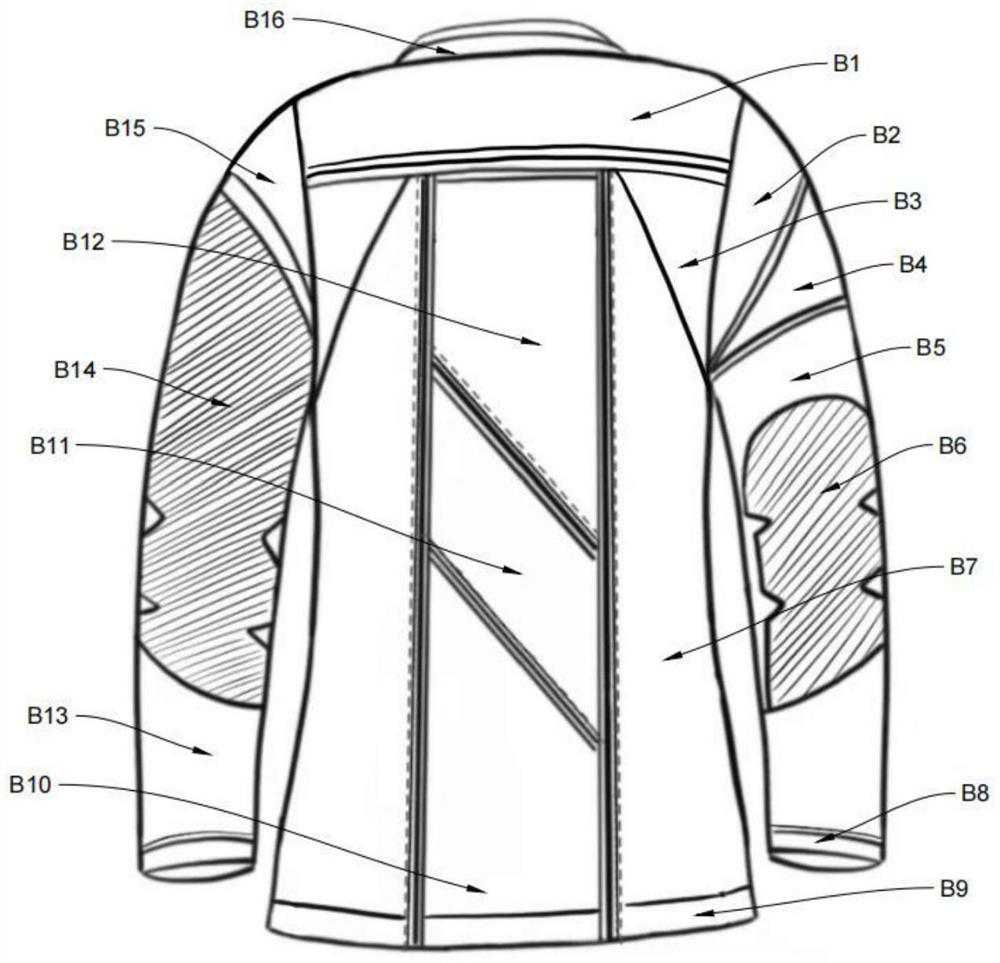 Frame type competition rifle shooting functional clothing and processing technology thereof