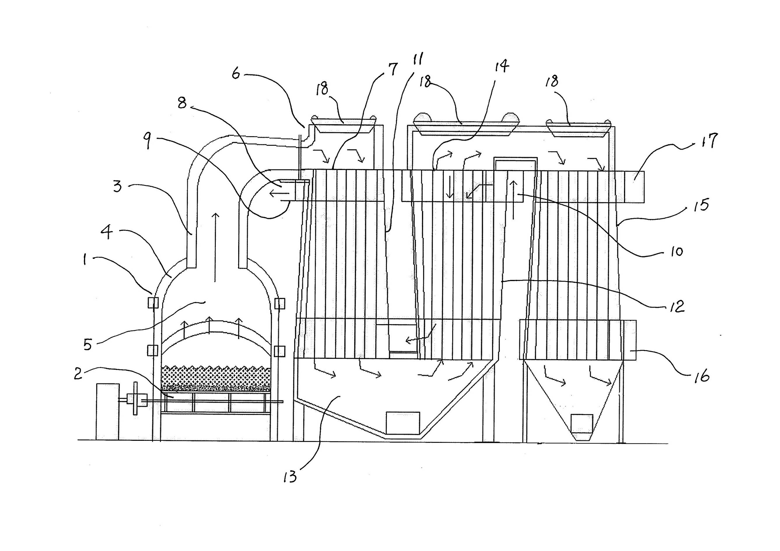 High-efficiency and energy-saving hot blast stove