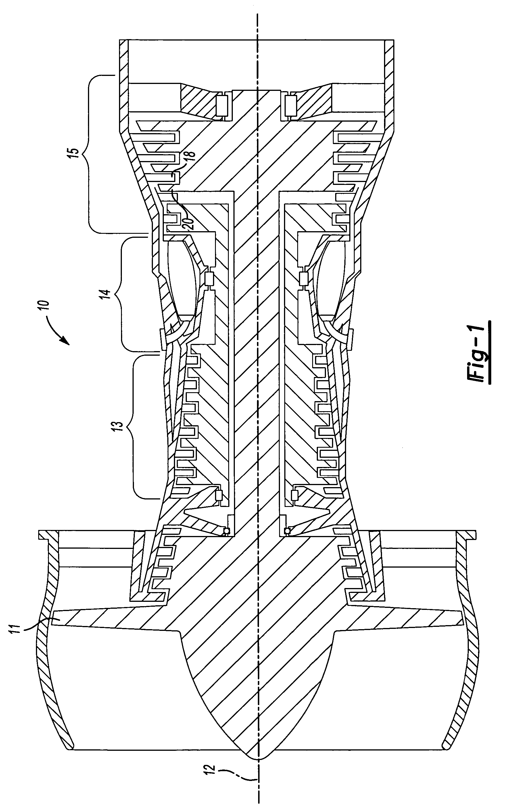 Particle collector for gas turbine engine