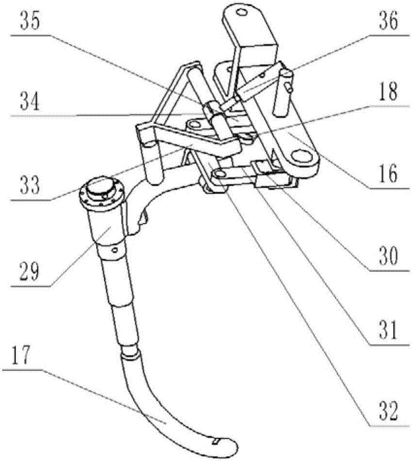 Stepping type hybrid-drive flexible tree-climbing robot