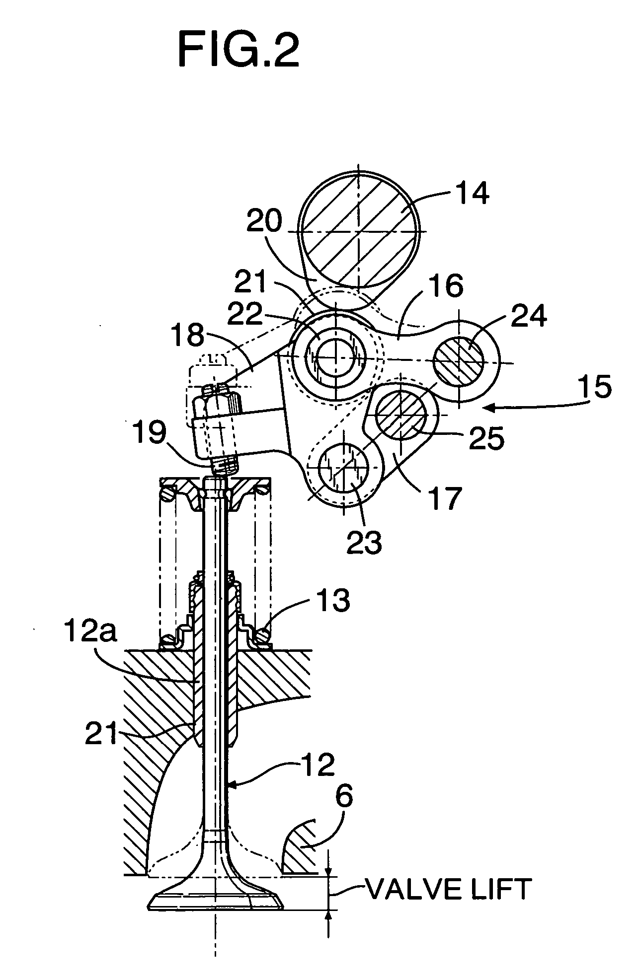 Blow-by gas and purge gas treating device in intake valve lift variable engine