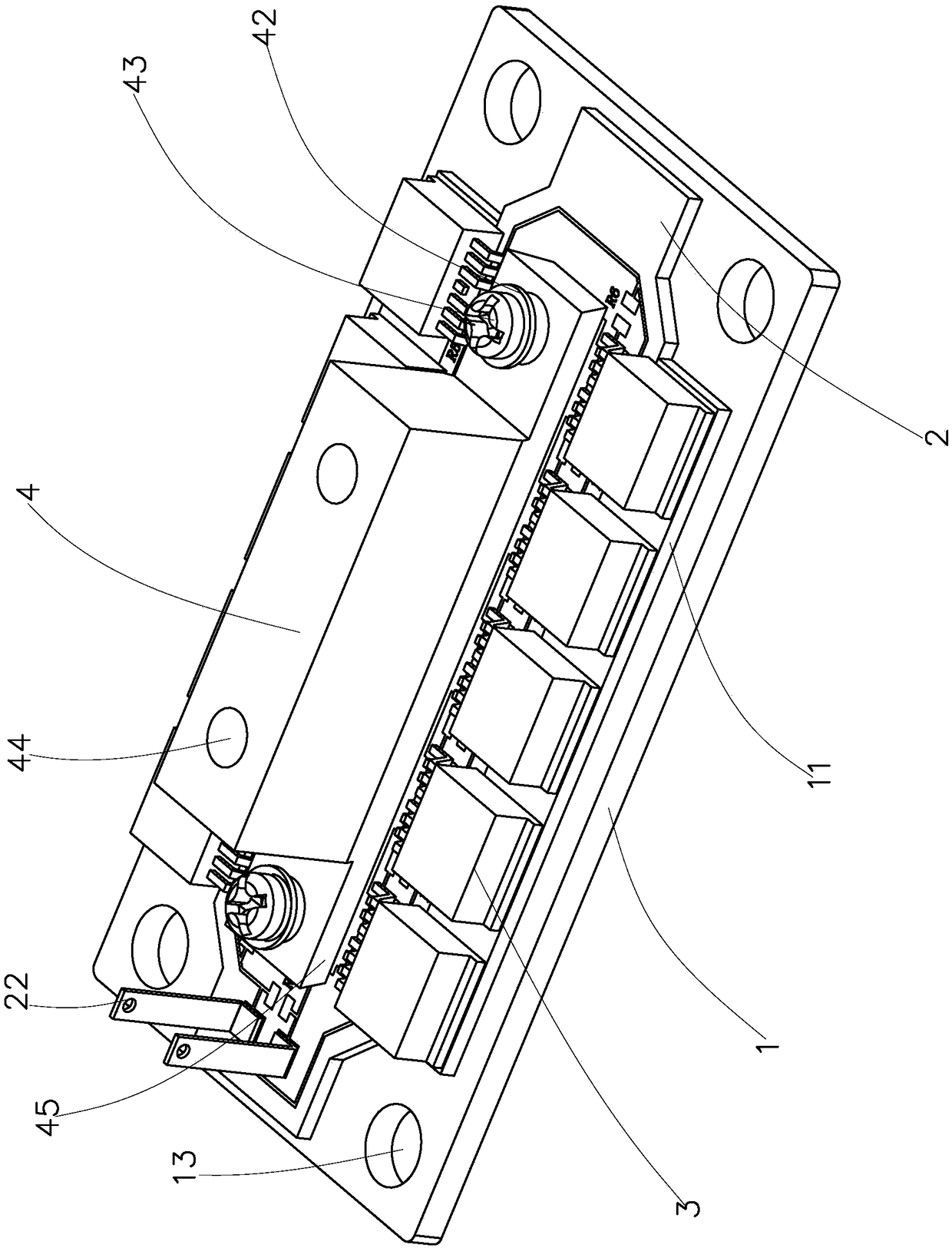 A Package Structure of High Current Field Effect Transistor