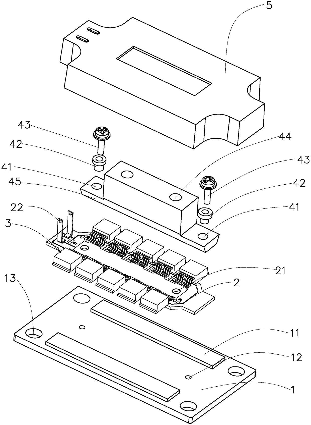 A Package Structure of High Current Field Effect Transistor