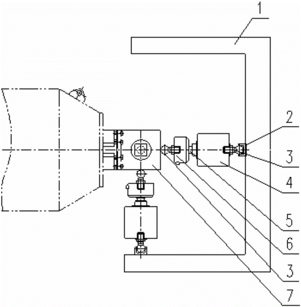 Infinite space standard vector force calibration device