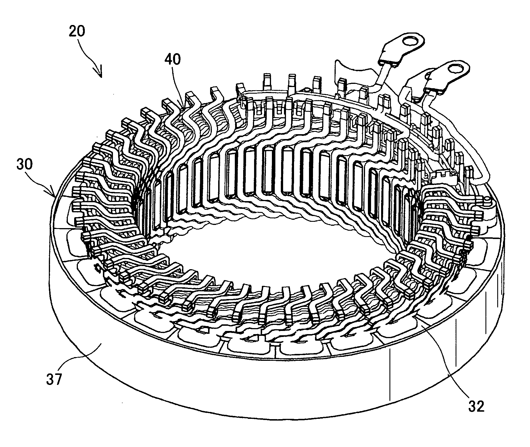 Stator for electric rotating machine and method of manufacturing the same