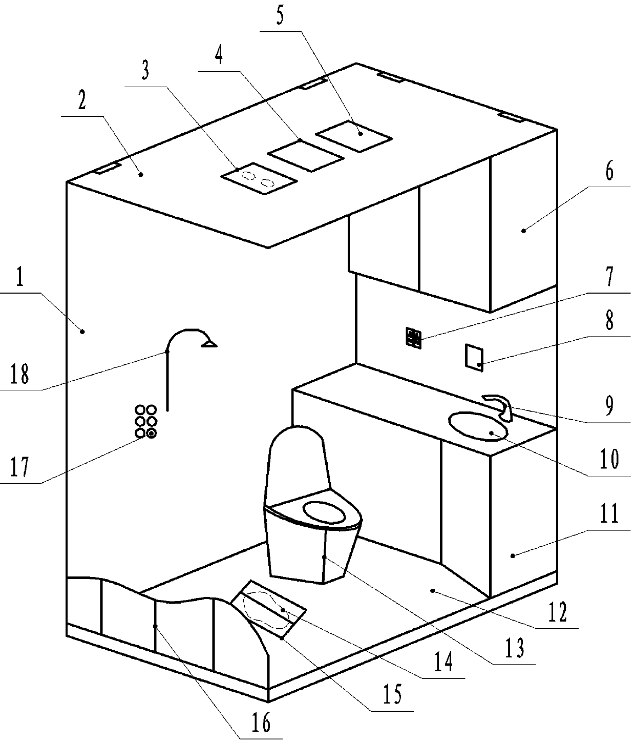 A multifunctional integrated toilet