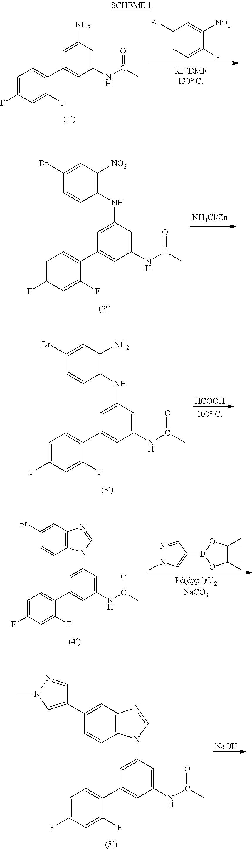 Process for the preparation of a sulfonamide structured kinase inhibitor