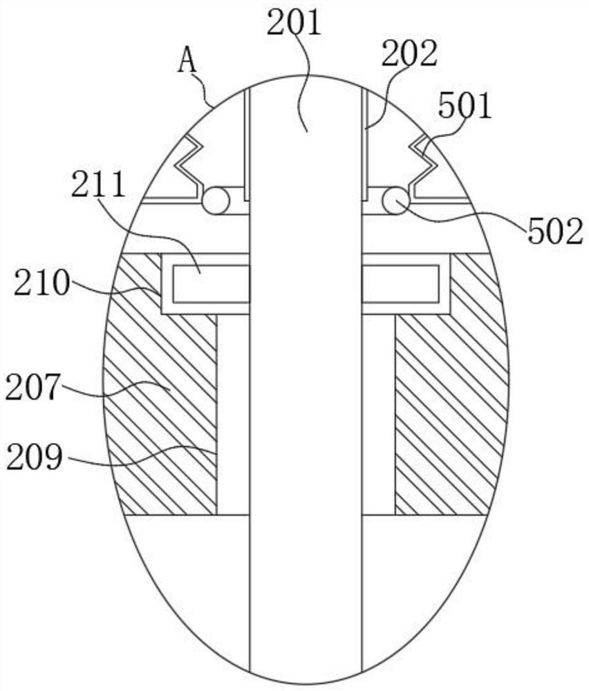 Efficient stamping part flatness detection device