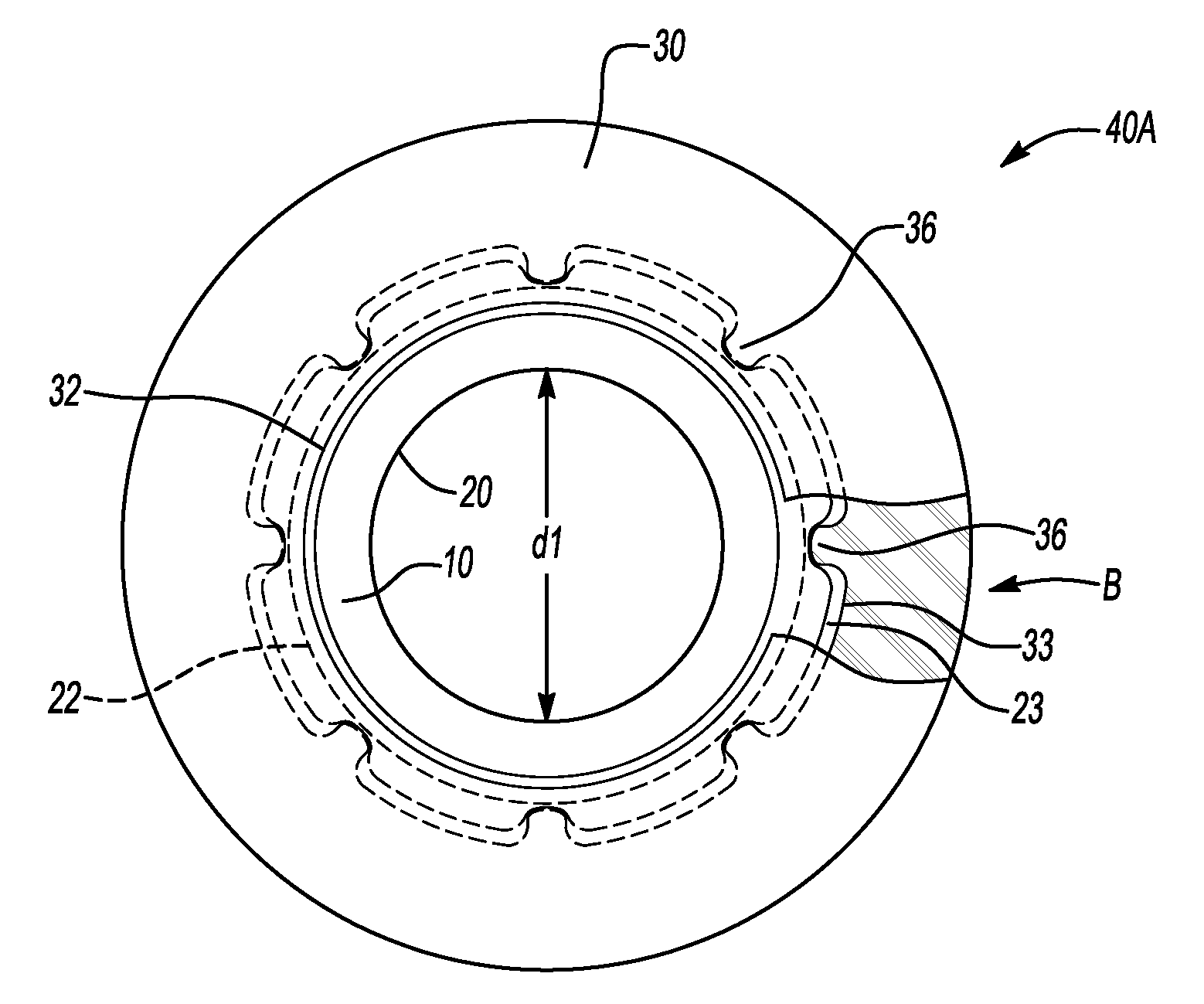 Friction-Welded Assembly with Interlocking Feature and Method for Forming the Assembly