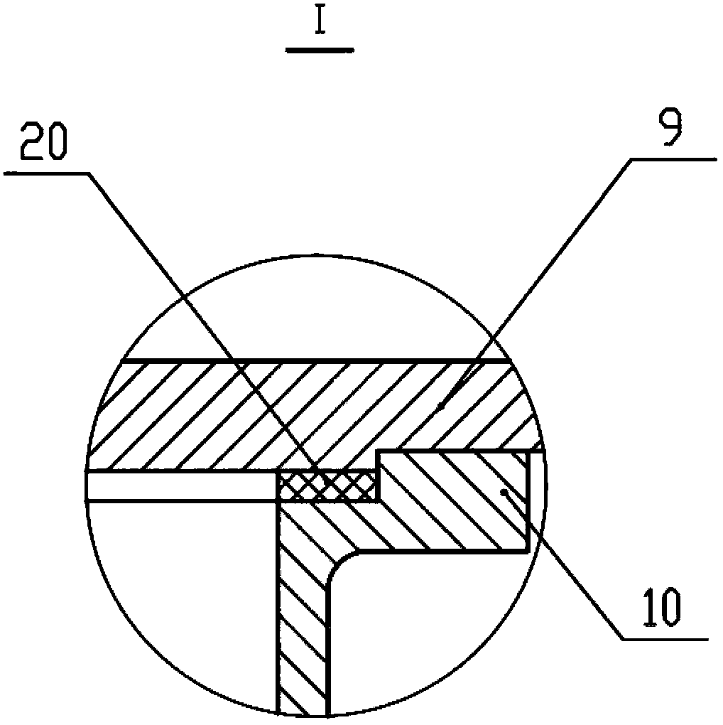 Upper-opening-type filling valve with central small flow rate