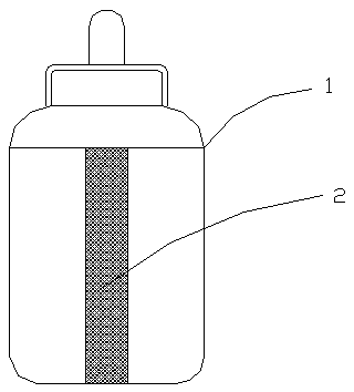 Temperature sensing milk bottle