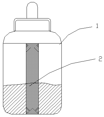 Temperature sensing milk bottle