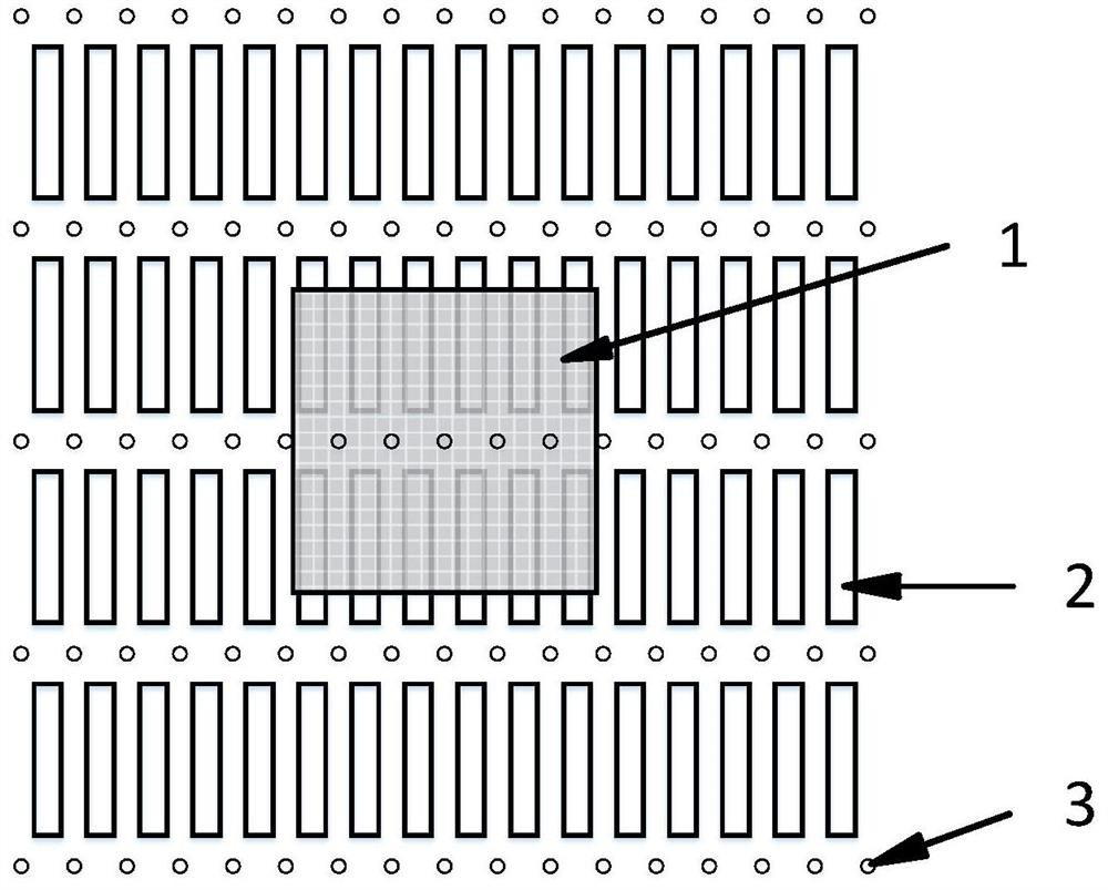 Integrated driving and control structure for array printing nozzle