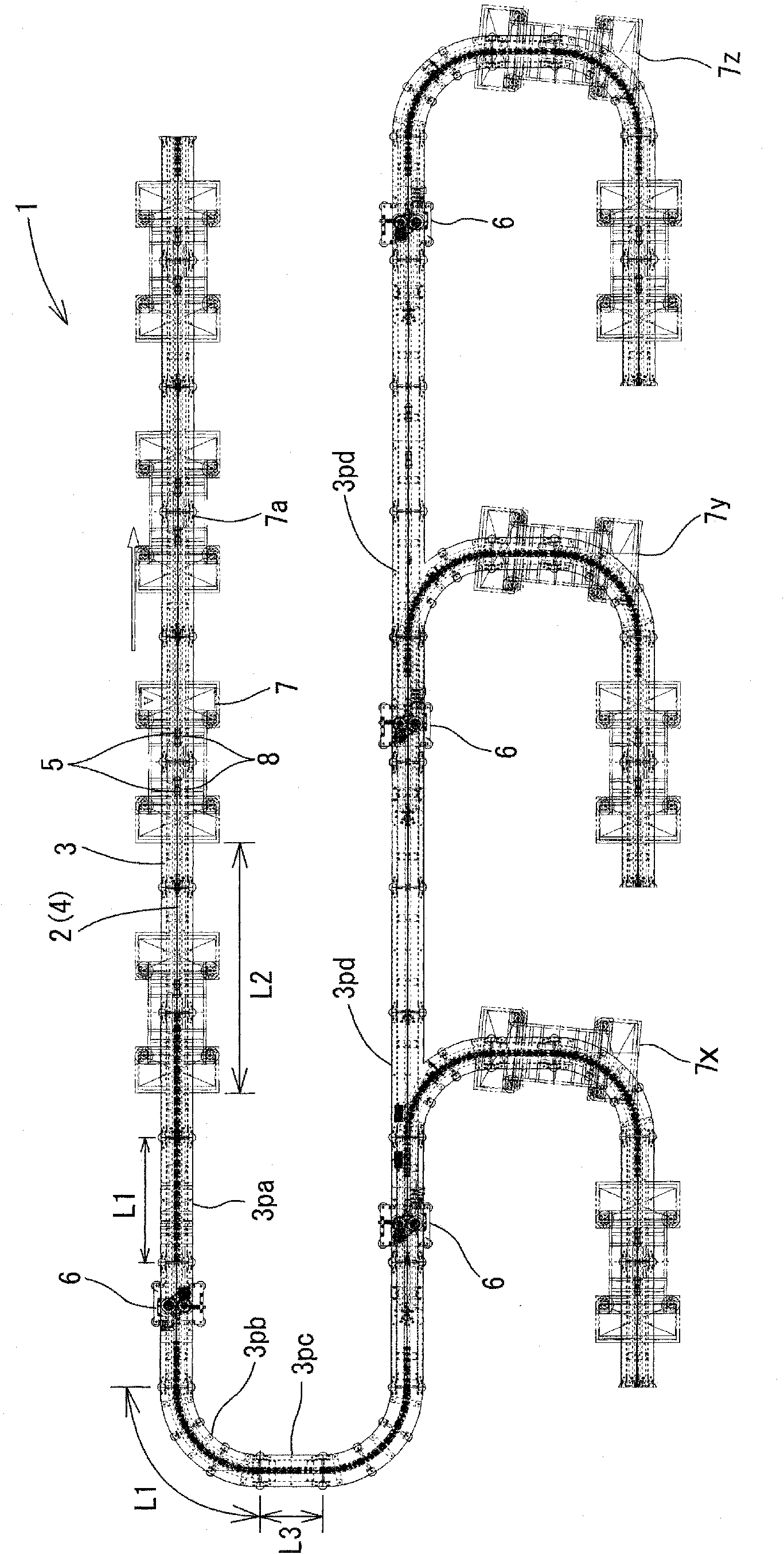 Band-shaped body connection structure