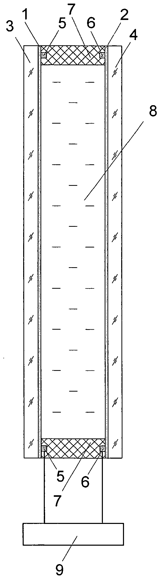Method for producing an electrochromic device and said electrochromic device