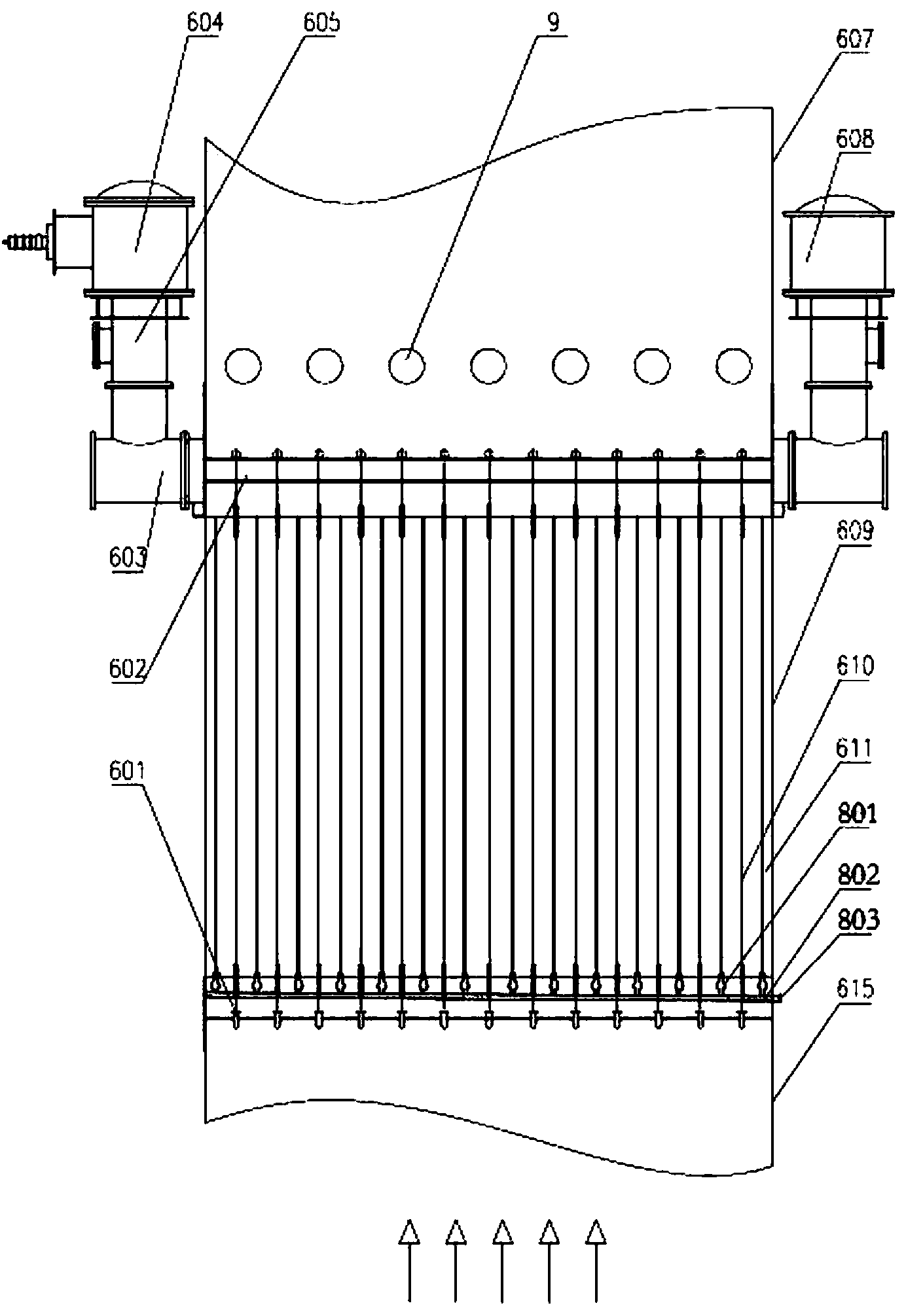 Absorption tower with wet type electric demister