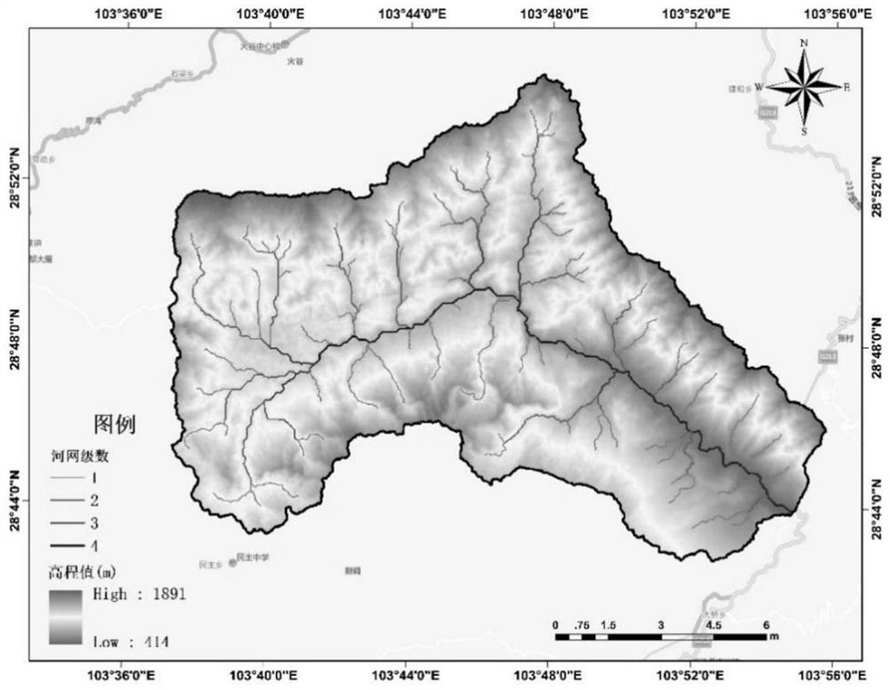 Hydrological model segmented screening method suitable for forecasting and early warning of rainstorm mountain torrent flood in small watershed in mountainous area