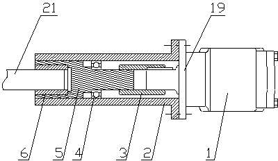 Rotary speed and opening degree double-adjustment device for fertilizer discharging shaft of variable fertilizer applicator