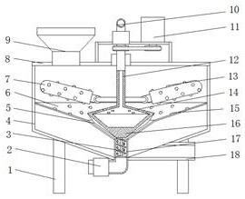 Pulp extracting device for tomato sauce production