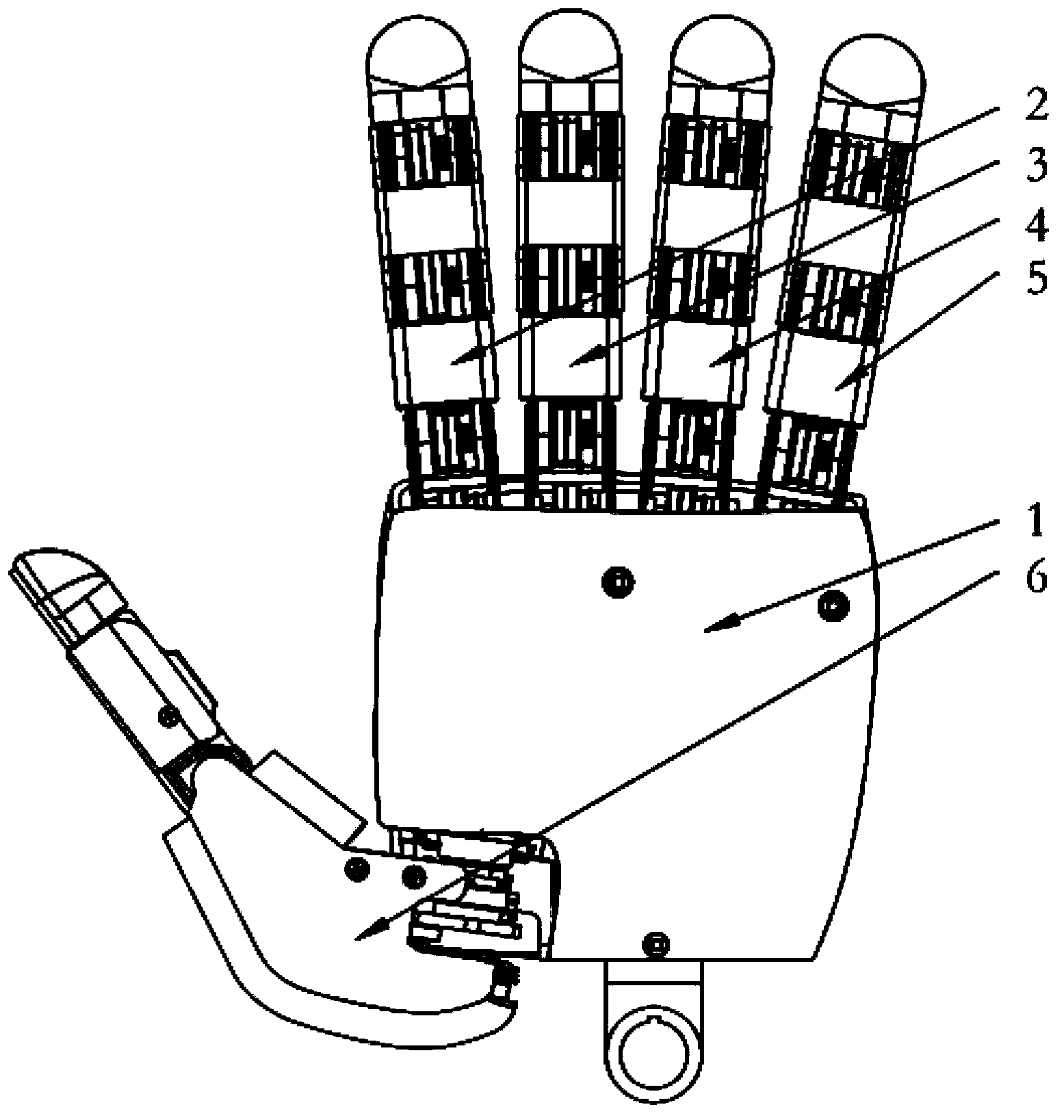 Under-actuated artificial limb hand