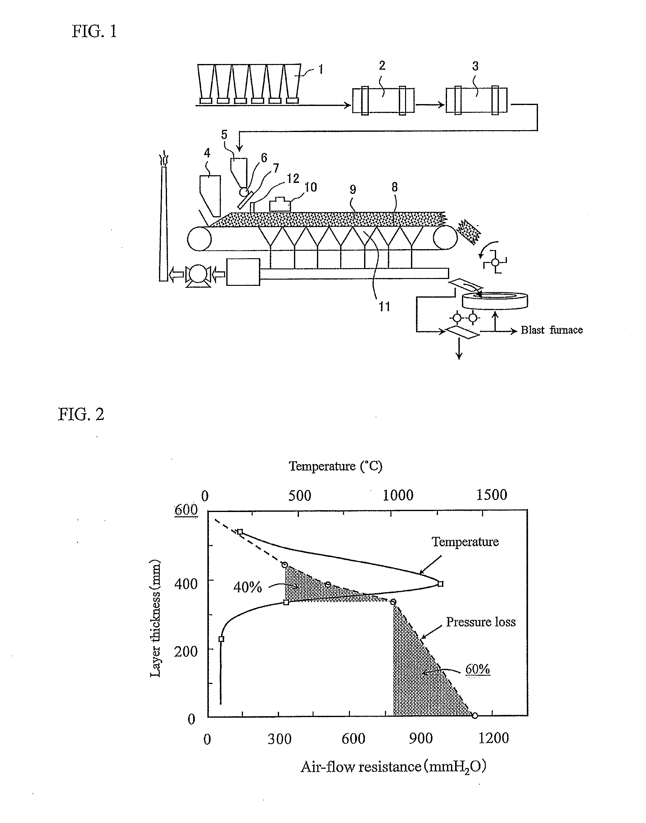 Method for producing sintered ore