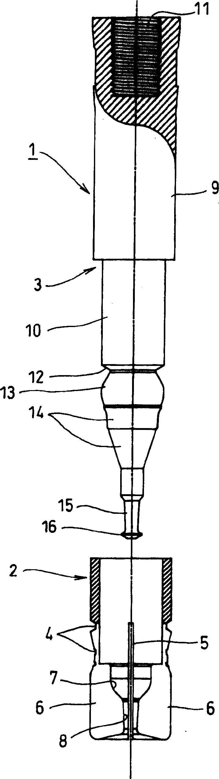 Post-construction anchor, and drill bit for drilling prepared holes therefor