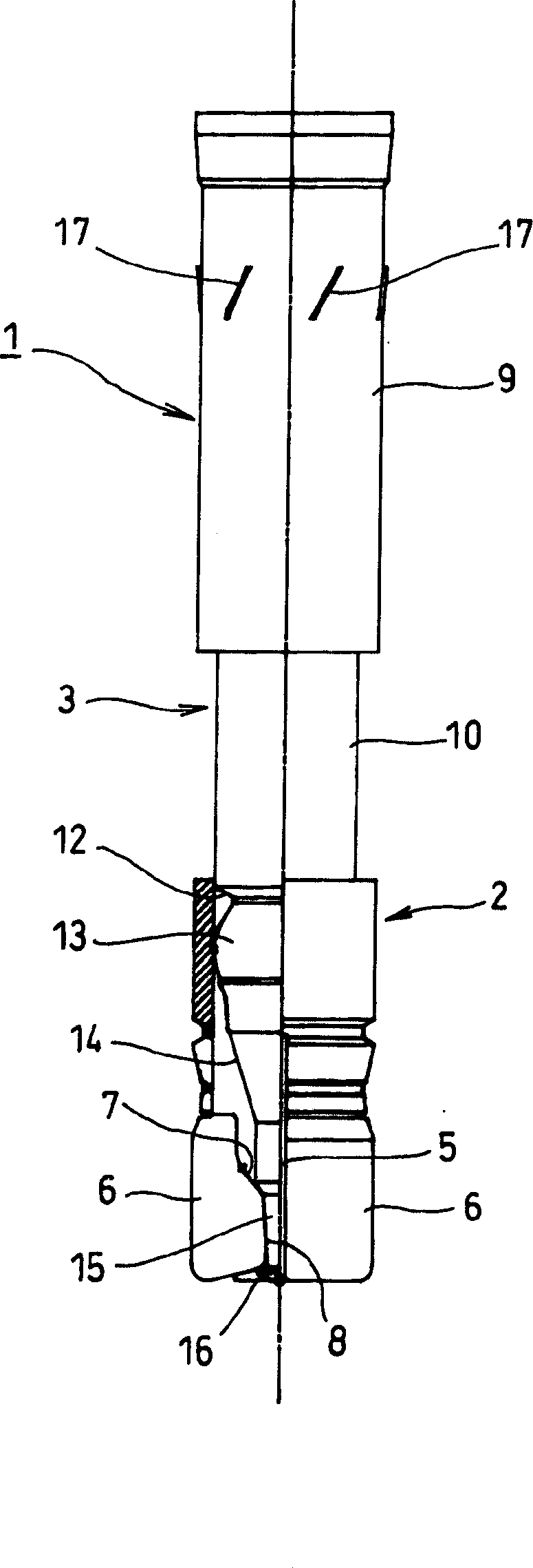 Post-construction anchor, and drill bit for drilling prepared holes therefor