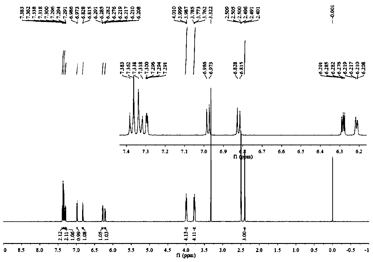 A kind of 3-morpholinyl-8-p-methylphenyl fluorine boron derivatives and its preparation method and application