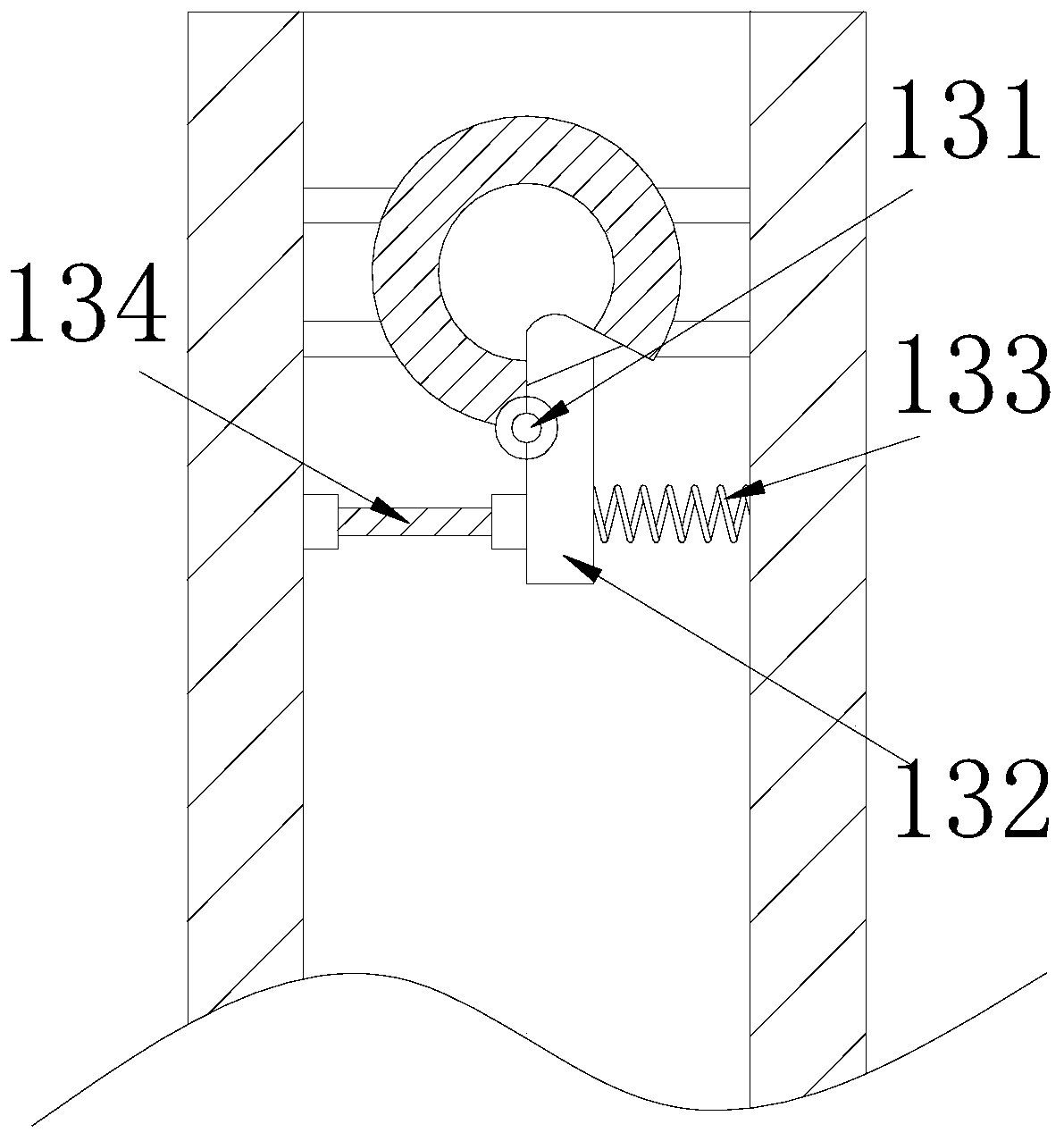 Electric sliding one-way security door