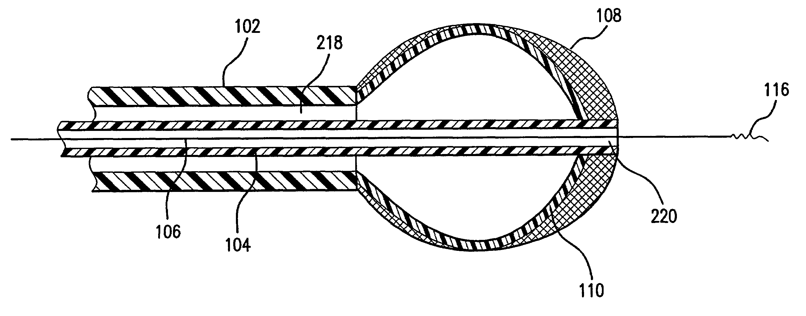Distal protection device for filtering and occlusion