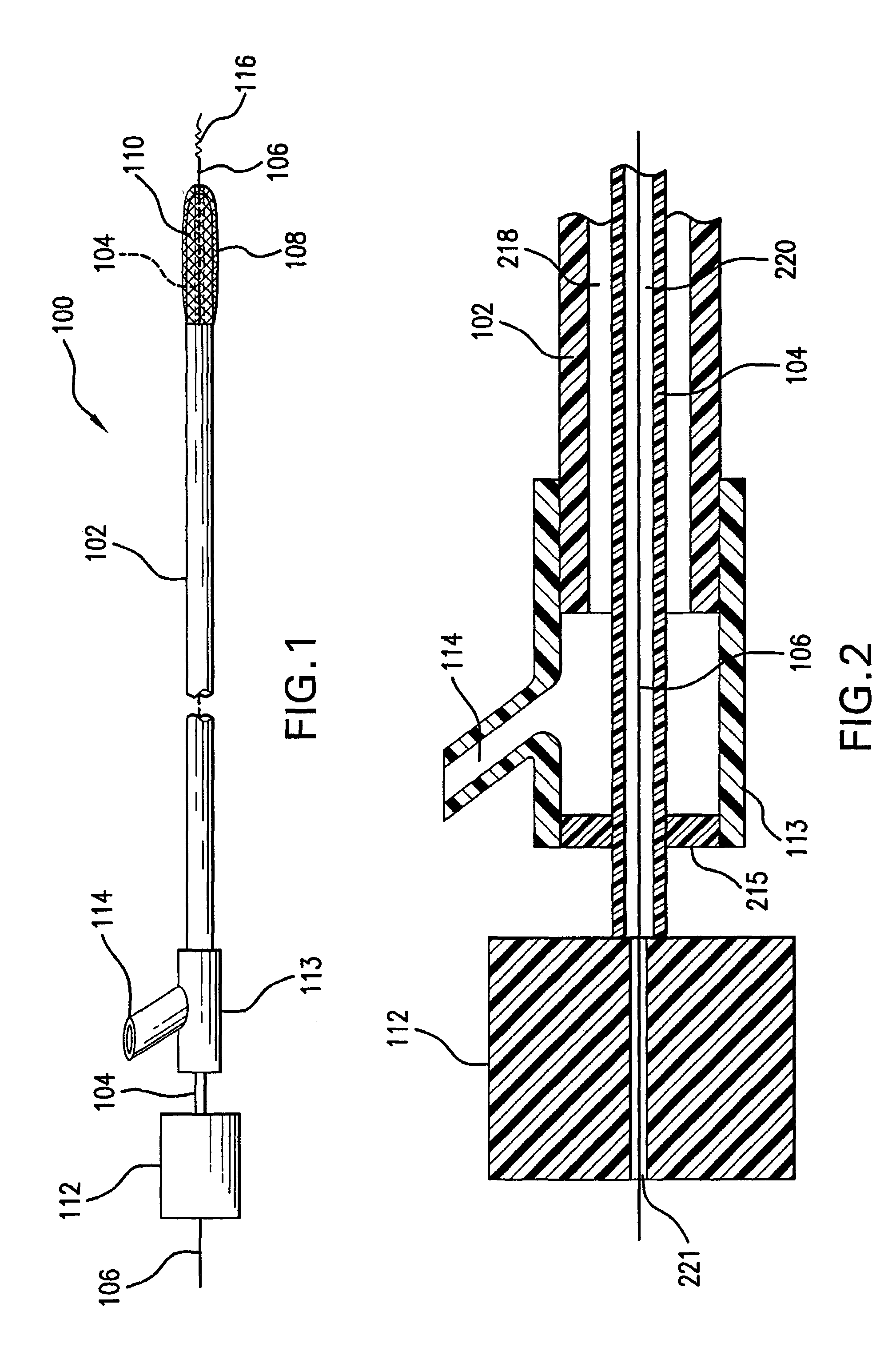 Distal protection device for filtering and occlusion