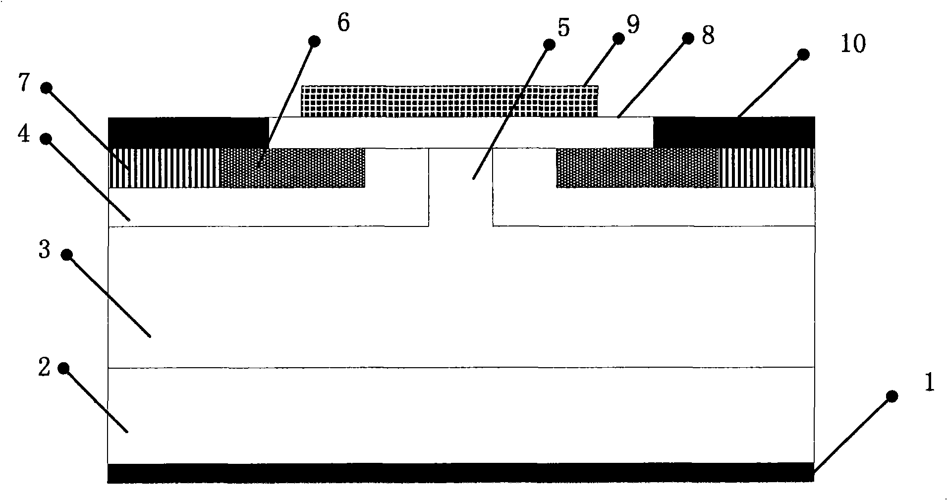 Method for improving N-typed DiMOSFET channel mobility based on N-typed nanometer thin layer