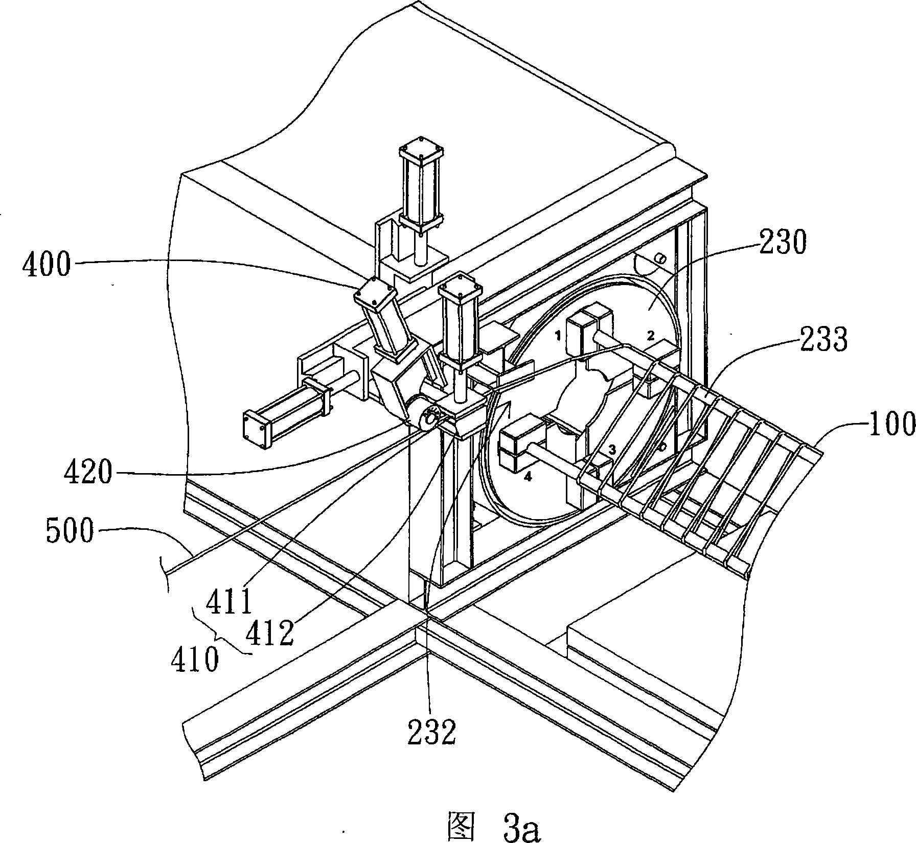 Spiral square hoop forming apparatus and its forming method