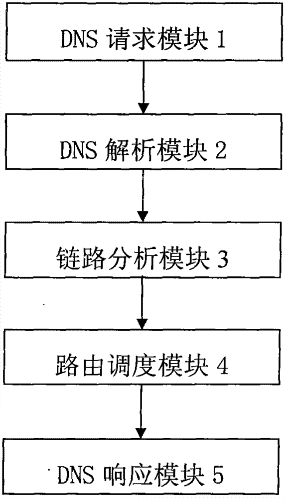 Multi-link adaptive DNS resolution device